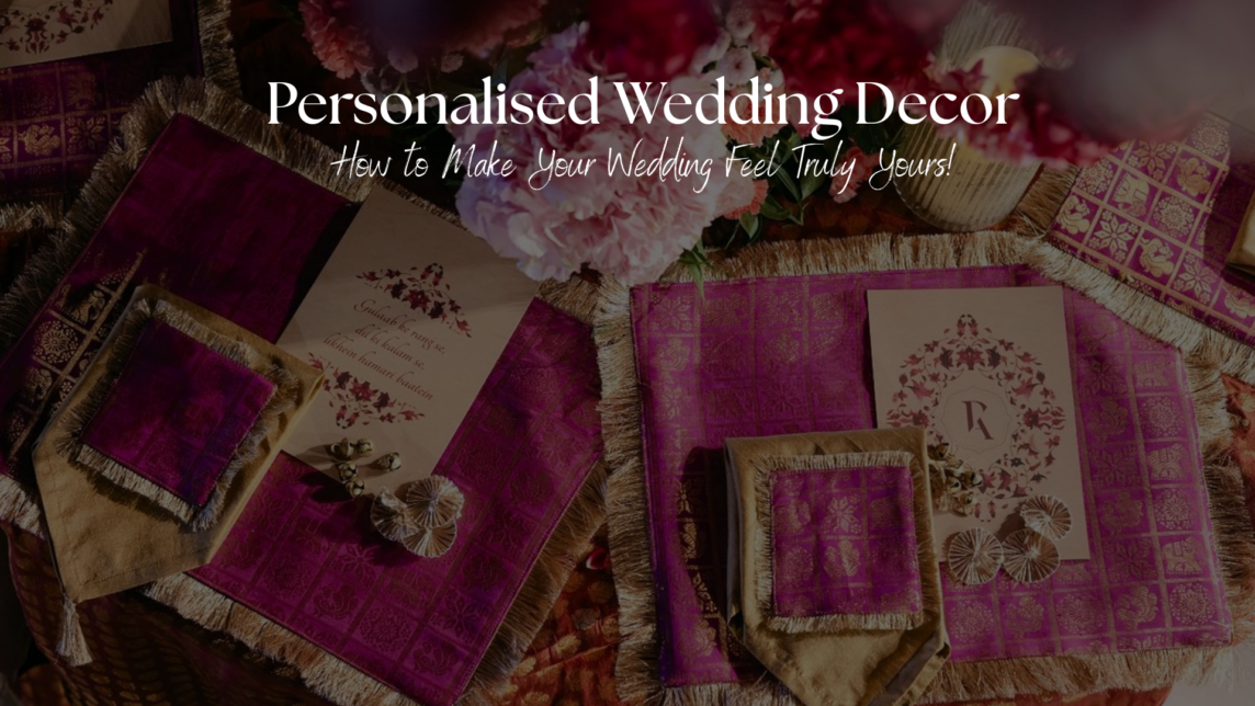 Personalised Wedding Decor
